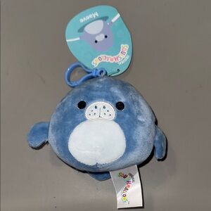 Squishmallows Maeve the Manatee Keychain
